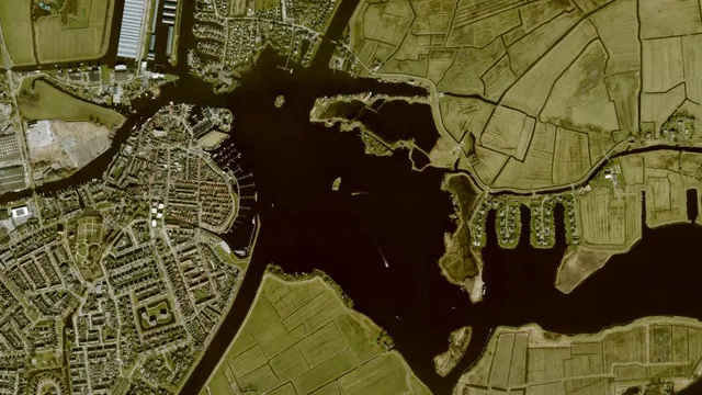 Luchtfoto van Pikmeer