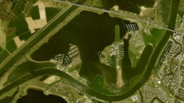 Aerial view of Plas Hatenboer