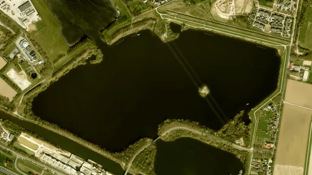Luchtfoto van Polderveld