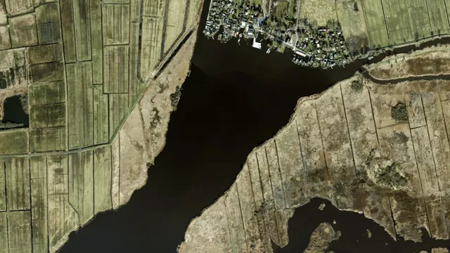 Luchtfoto van Rietboor