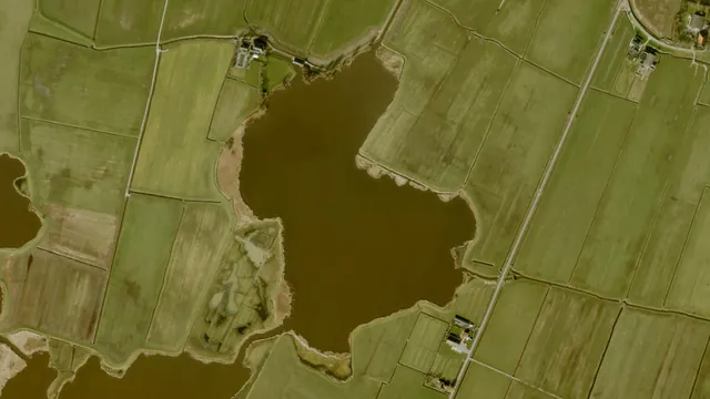 Luchtfoto van Rietmeer