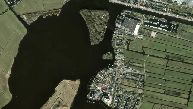 Luchtfoto van 's-Gravenwater