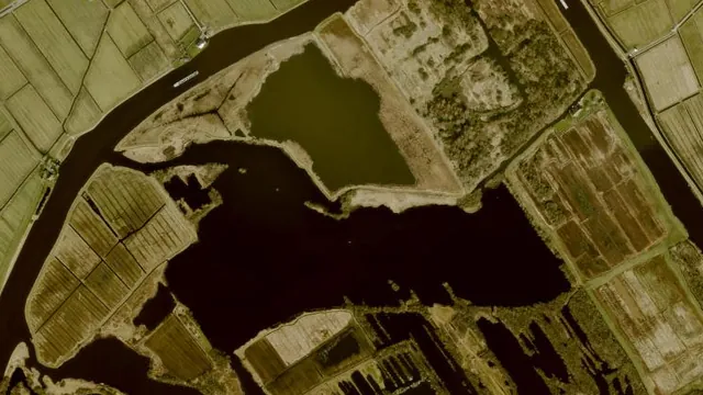 Luchtfoto van Saiterpetten