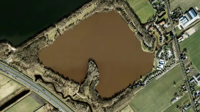 Luchtfoto van Scharmerplas