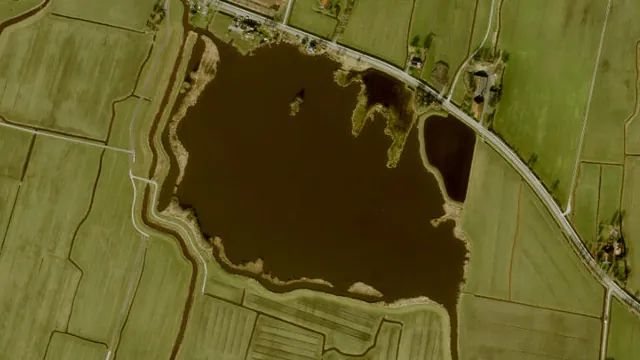 Luchtfoto van Schuttelpoel