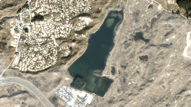 Luchtfoto van Spartelmeer