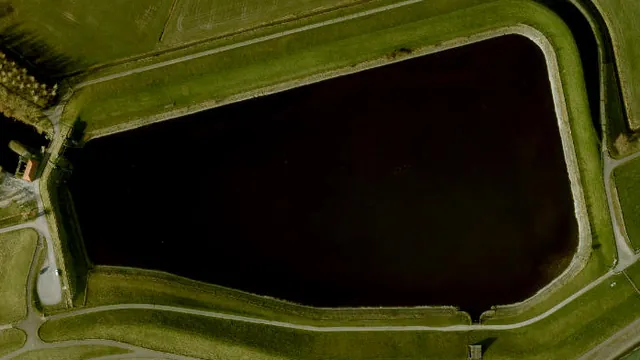 Luchtfoto van Spuikom
