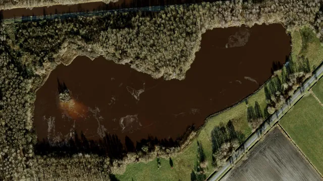 Luchtfoto van Stobbeplas