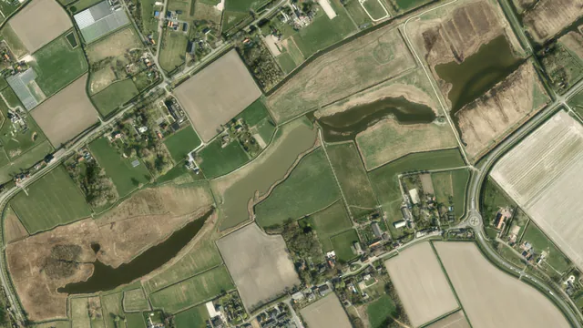 Luchtfoto van Strypse Wetering