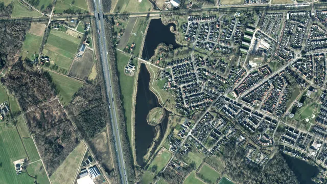 Luchtfoto van 't Genseler