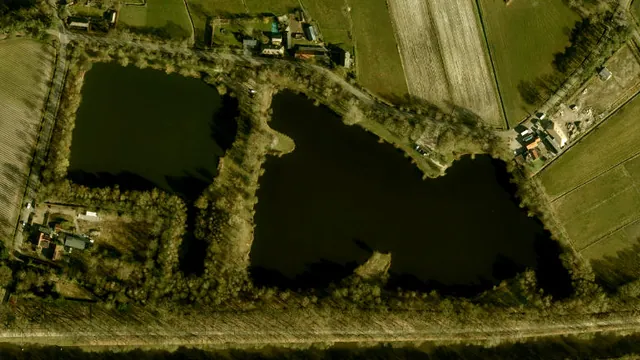 Luchtfoto van 't Lisje
