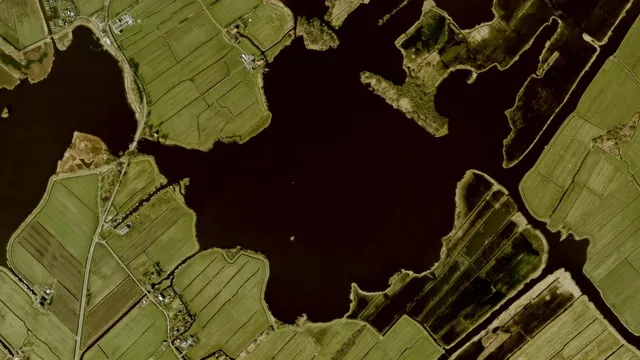 Aerial view of Terkaplesterpoelen