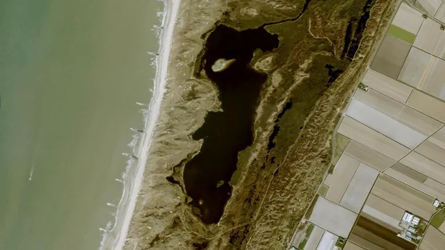 Luchtfoto van Tweede Water