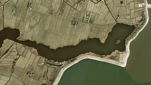 Luchtfoto van Uitdammer Die