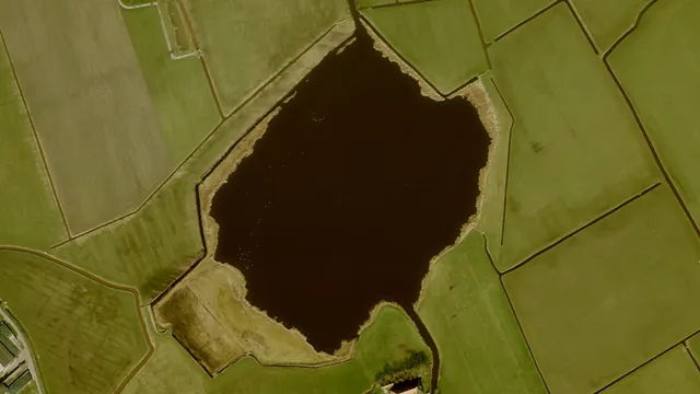 Luchtfoto van Ursulapoel
