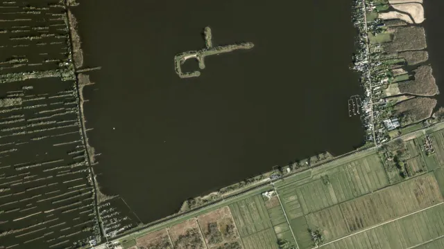 Aerial view of Vijfde Plas
