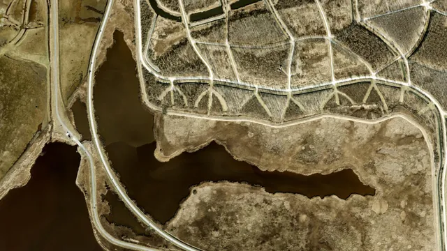 Luchtfoto van Vlinderbalg