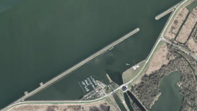 Luchtfoto van Vluchthaven