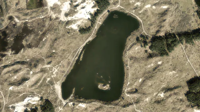 Luchtfoto van Vogelmeer