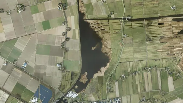 Luchtfoto van Vollenhovermeer