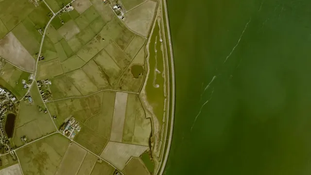 Luchtfoto van Wagejot