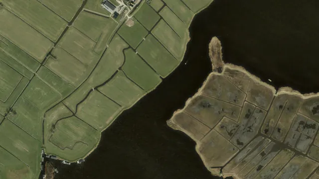 Luchtfoto van Warckerleede