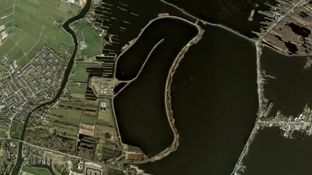Aerial view of Waterleidingplas