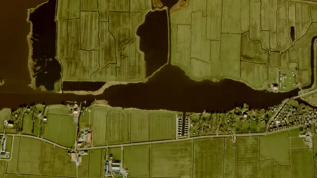 Luchtfoto van Wegsloot