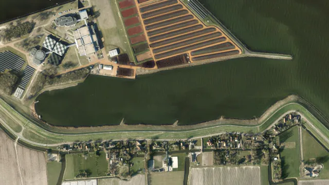 Luchtfoto van Werkhaven