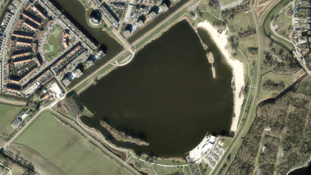 Luchtfoto van Westbroekplas