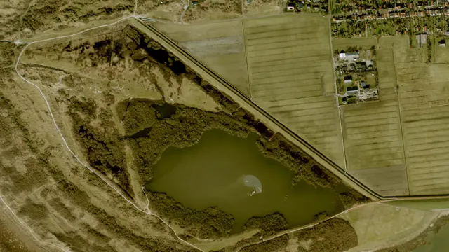 Luchtfoto van Westerplas