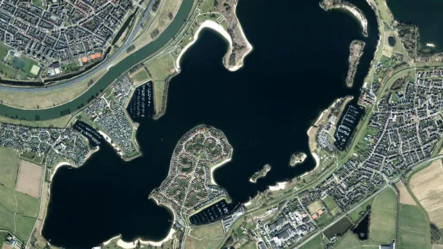 Luchtfoto van Westerplas