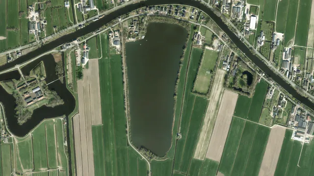 Luchtfoto van Weypoortsche Plas