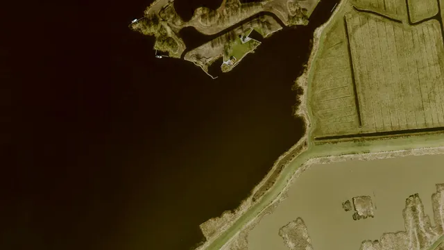 Luchtfoto van Wijde Ee|Aegebocht