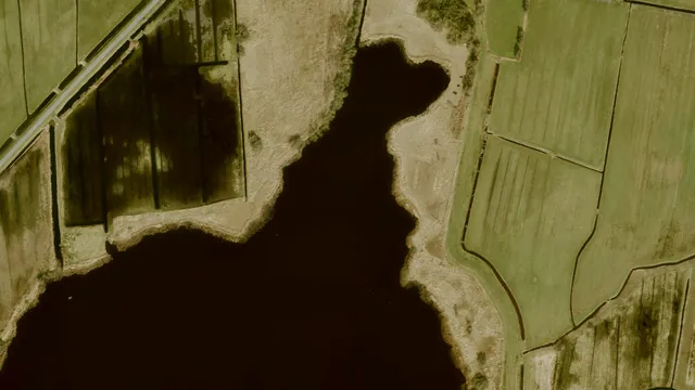 Luchtfoto van Wijde Ee|Slobbegat