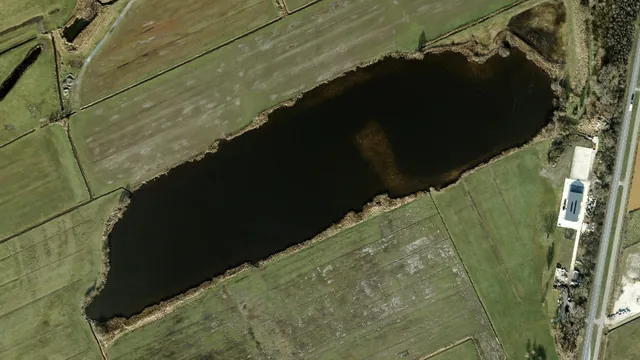 Luchtfoto van Zandgat