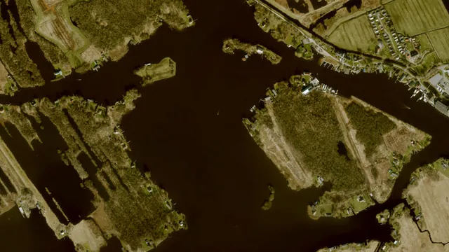 Luchtfoto van Zandmeer