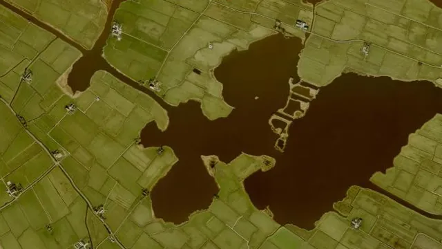 Luchtfoto van Zandmeer
