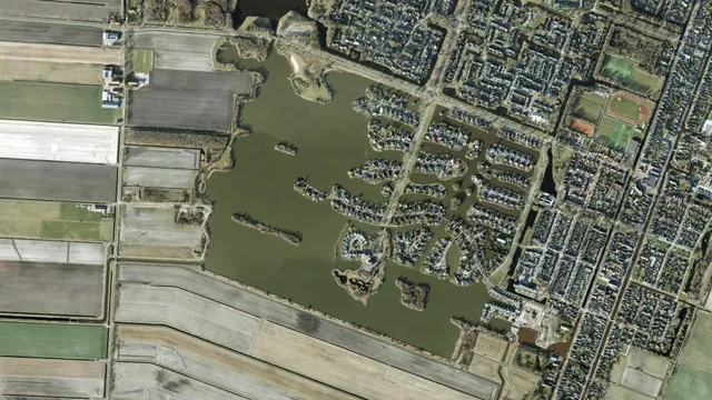 Luchtfoto van Zeilplas
