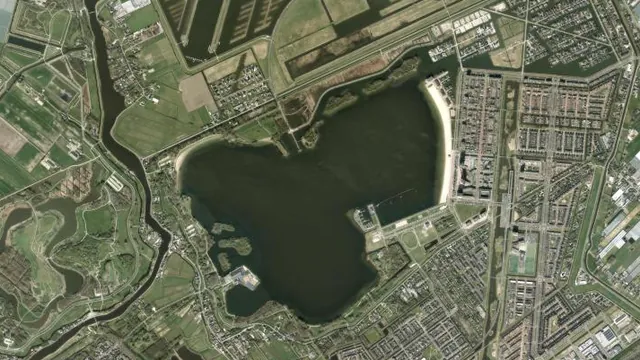 Aerial view of Zevenhuizerplas