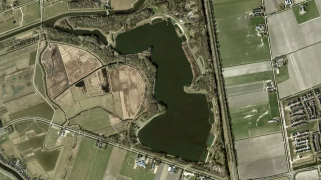 Luchtfoto van Zomerdel