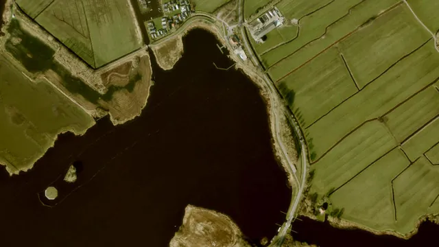 Luchtfoto van Zoutepoel
