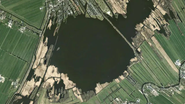 Aerial view of Zuideinderplas