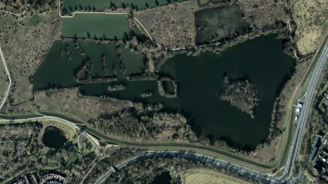 Luchtfoto van Zuidelijke Plas
