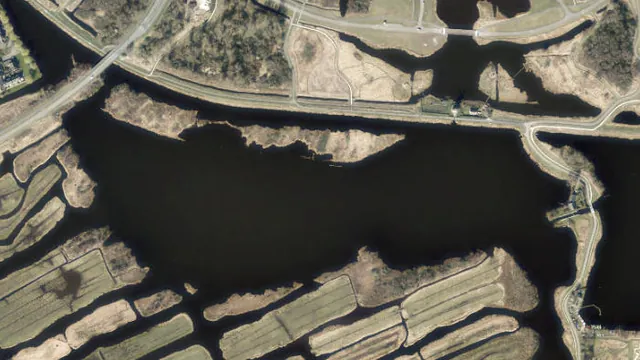 Luchtfoto van Zuidwestplas