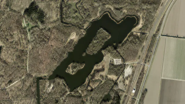 Luchtfoto van Zuigerplas
