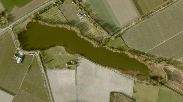 Luchtfoto van Zwaakse Weel