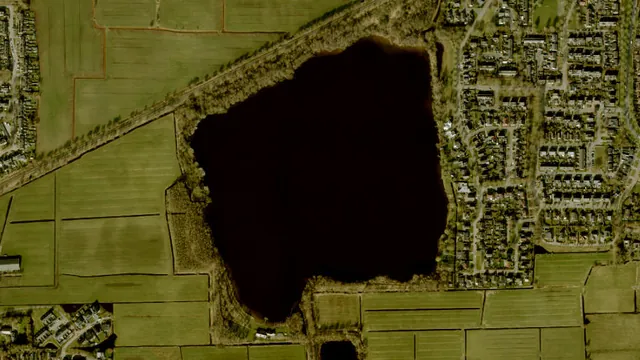 Luchtfoto van Zwarte Gat