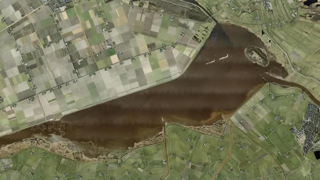 Luchtfoto van Zwarte Meer