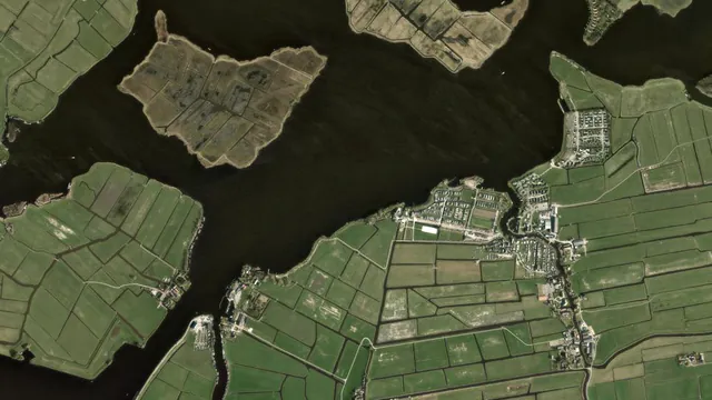 Luchtfoto van Zweiland